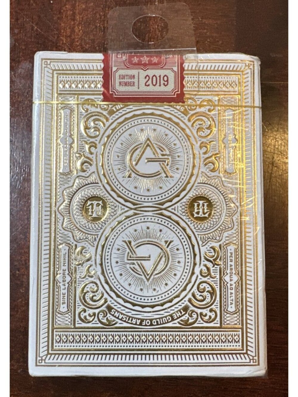 SEALED! 2019 Theory 11 WHITE EDITION Artisan Playing Cards NEW!
